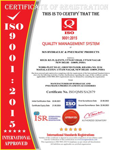 ISO-Certificate